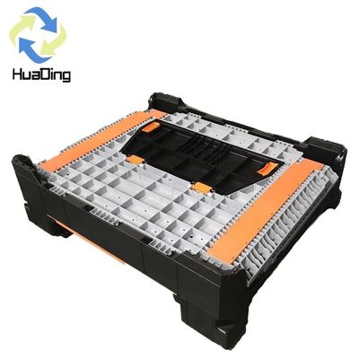 Stackable Collapsible Plastic Mega Bin Pallet Box HUADING for Easy Transportation