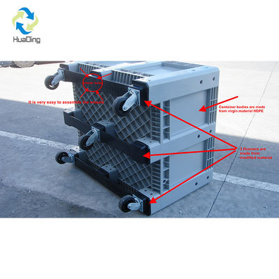 Large Plastic Pallet Boxes for Bulk Handling HUADING's Durable and Recyclable Option