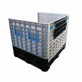 Foldable HDPE Pallet Box for Large Storage 1200x1000x350mm Container Specification
