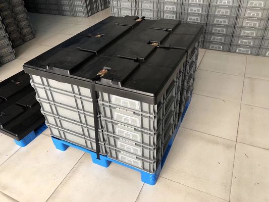 Foldable HDPE Pallet Box for Large Storage 1200x1000x350mm Container Specification