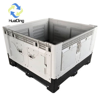 Multi-Purpose Storage Solution Single Faced Style Collapsible Plastic Box Pallet