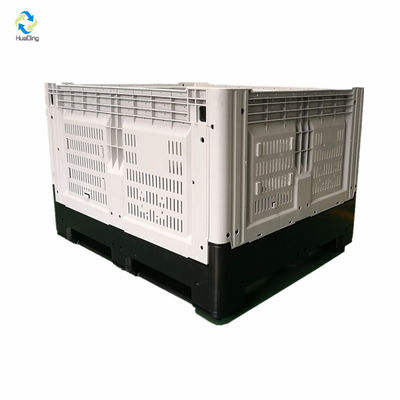 Multi-Purpose Storage Solution Single Faced Style Collapsible Plastic Box Pallet