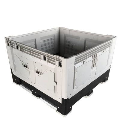 Multi-Purpose Storage Solution Single Faced Style Collapsible Plastic Box Pallet
