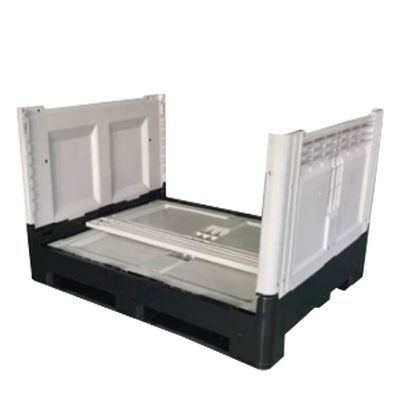 Multi-Purpose Storage Solution Single Faced Style Collapsible Plastic Box Pallet