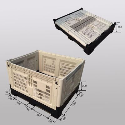 Convenient Foldable Pallet Box 1120x910x660mm Internal Specification 1T Dynamic Load