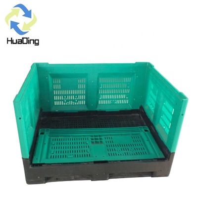 Light Duty 4 T Load 1210H760B Plastic Foldable Transport Storage Pallet Box Container
