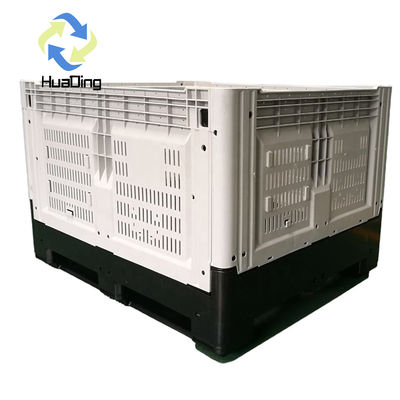 1200*1000*810mm Foldable Stackable Plastic Storage Pallet Box Container Bin Heavy-Duty