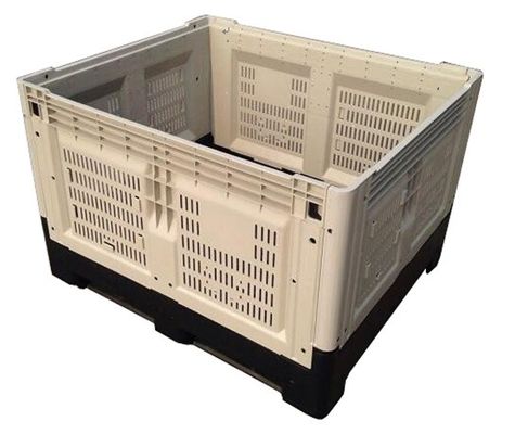 Folding Recyclable Plastic Grid Pallet Box for Customized Logistic and Transportation