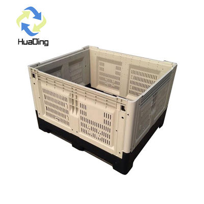 HUADING Large Plastic Pallet Container with Collapsible Design and 4000KG Static Load