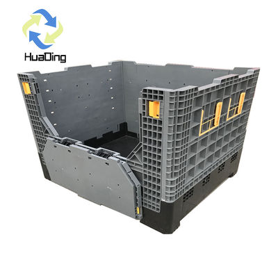 4000KG Static Load Capacity Foldable Plastic Pallet Containers for and Space- Storage