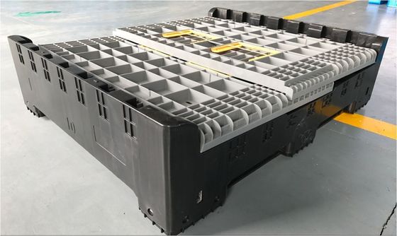 4000KG Static Load Capacity Foldable Plastic Pallet Containers for and Space- Storage