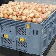 Dynamic Load 1.2T HUADING Plastic Logistic Collapsible Bin Plastic Pallet Boxes Container