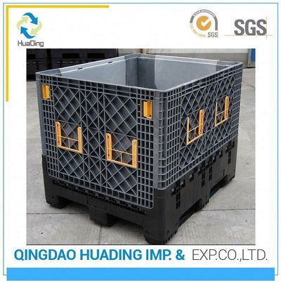 HUADING Industrial Pallet Box Product No HDFPC1210H975A with Wheels and Labeling Options