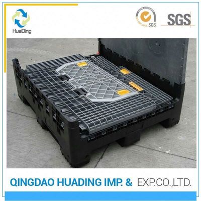 HUADING Industrial Pallet Box Product No HDFPC1210H975A with Wheels and Labeling Options