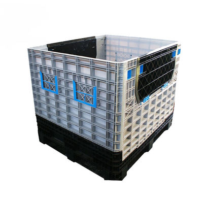 1210H860 Foldable Plastic Storage Container Stackable Pallet Bin Box for Dynamic Load