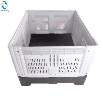 Logistics Storage Box Euro Size Box Foldable Collapsible Stackable Heavy Duty Plastic