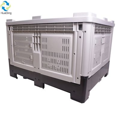 Logistics Storage Box Euro Size Box Foldable Collapsible Stackable Heavy Duty Plastic