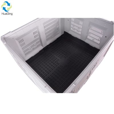 Logistics Storage Box Euro Size Box Foldable Collapsible Stackable Heavy Duty Plastic