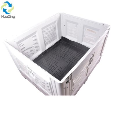 Logistics Storage Box Euro Size Box Foldable Collapsible Stackable Heavy Duty Plastic