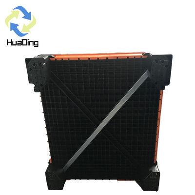 1-4 Ton Capacity HDPE/PP Large Foldable Plastic Pallet and Storage Containers with Lid