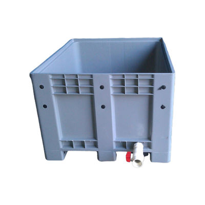 4000KG Static Load Heavy Duty Storage Plastic Pallet Box with Embossing Performance