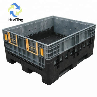HUADING Big Bulk Collapsible Plastic Containers 1200*1000*590mm External Specification