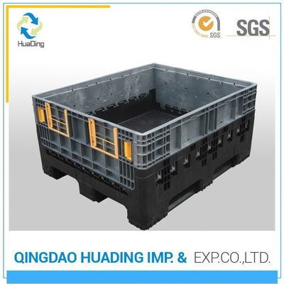 HUADING Big Bulk Collapsible Plastic Containers 1200*1000*590mm External Specification
