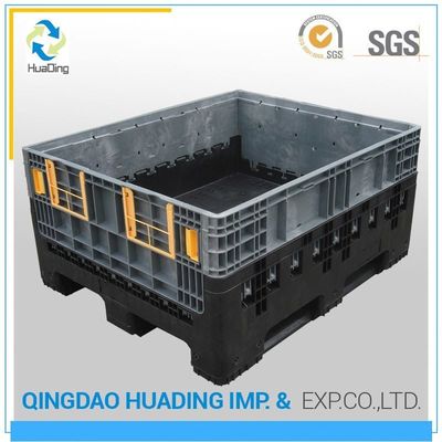 HUADING Big Bulk Collapsible Plastic Containers 1200*1000*590mm External Specification
