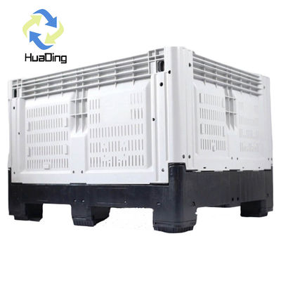 Foldable Pallet Storage Containers for Warehouse Heavy Duty Scale and Dynamic Load 1T