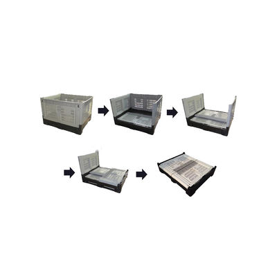 Foldable Pallet Storage Containers for Warehouse Heavy Duty Scale and Dynamic Load 1T