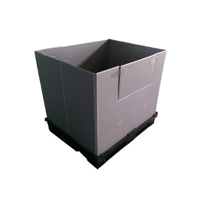 Collapsible Automotive Battery Plastic Pallet Box for Stackable Storage and Transport