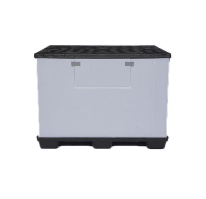 Collapsible Automotive Battery Plastic Pallet Box for Stackable Storage and Transport