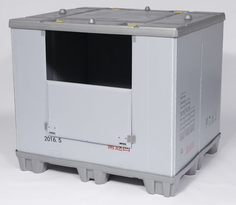Dynamic Load 1500 kg Collapsible Plastic Coaming Board Crate for Automotive Industry
