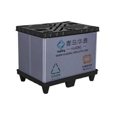 Custom Heavy Duty Auto Pack Plastic Pallet Box for Cargo Storage Automotive Packaging