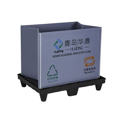 Custom Heavy Duty Auto Pack Plastic Pallet Box for Cargo Storage Automotive Packaging