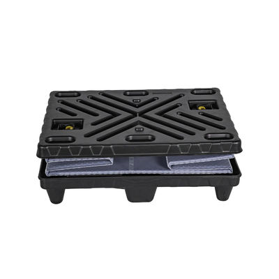 Custom Heavy Duty Auto Pack Plastic Pallet Box for Cargo Storage Automotive Packaging