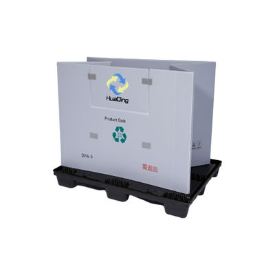 Customized Plastic Injection Molding Foldable Pallet Box for Reusable Gaylord Box