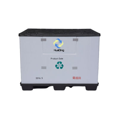 Customized Plastic Injection Molding Foldable Pallet Box for Reusable Gaylord Box