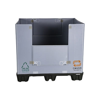 Customizable Heavy Duty Collapsible Plastic Pallet Box for Automotive Parts Packaging