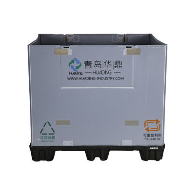 Customizable Heavy Duty Collapsible Plastic Pallet Box for Automotive Parts Packaging