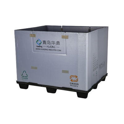 Custom Logo Auto Parts Honeycomb Pallet Box with Folded Height of 205mm and Discount