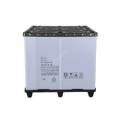 Custom Logo Auto Parts Honeycomb Pallet Box with Folded Height of 205mm and Discount