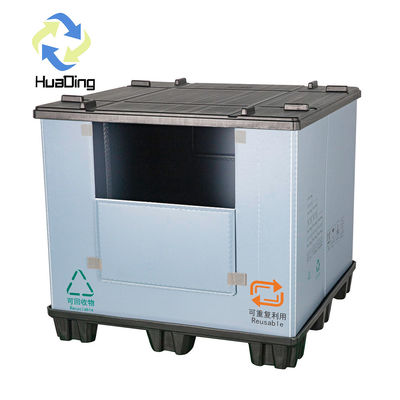 Industrial Vegetable Recyclable PP Sleeve Box Collapsible Plastic Pallet Box