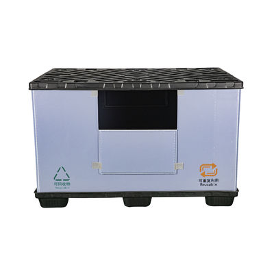 205mm Foldable M Type Honeycomb Sleeve Plastic Collapsible Pallet Box for Auto Parts
