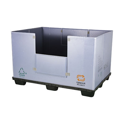205mm Foldable M Type Honeycomb Sleeve Plastic Collapsible Pallet Box for Auto Parts