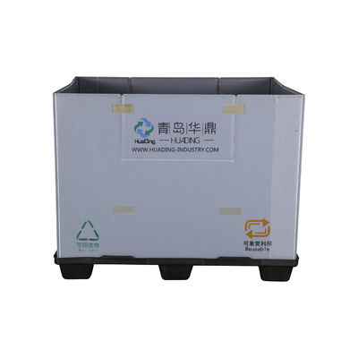 Foldable Plastic Pallet Pack Box for Vehicle Storage Custom Size AA Battery Packaging