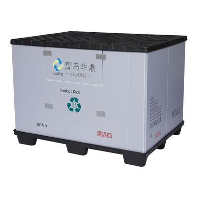 HDPE Material M Type Folding Customized Automotive Boxes Packaging Plastic Pallet Box