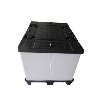 HDPE Material M Type Folding Customized Automotive Boxes Packaging Plastic Pallet Box