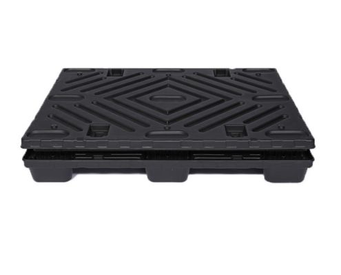 HDPE Material M Type Folding Customized Automotive Boxes Packaging Plastic Pallet Box