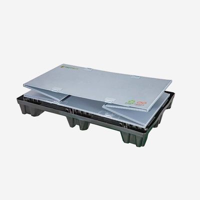 HUADING 1200*800-Hump Safety Stop Type Twin-Sheet Plastic Sleeve Boxes
